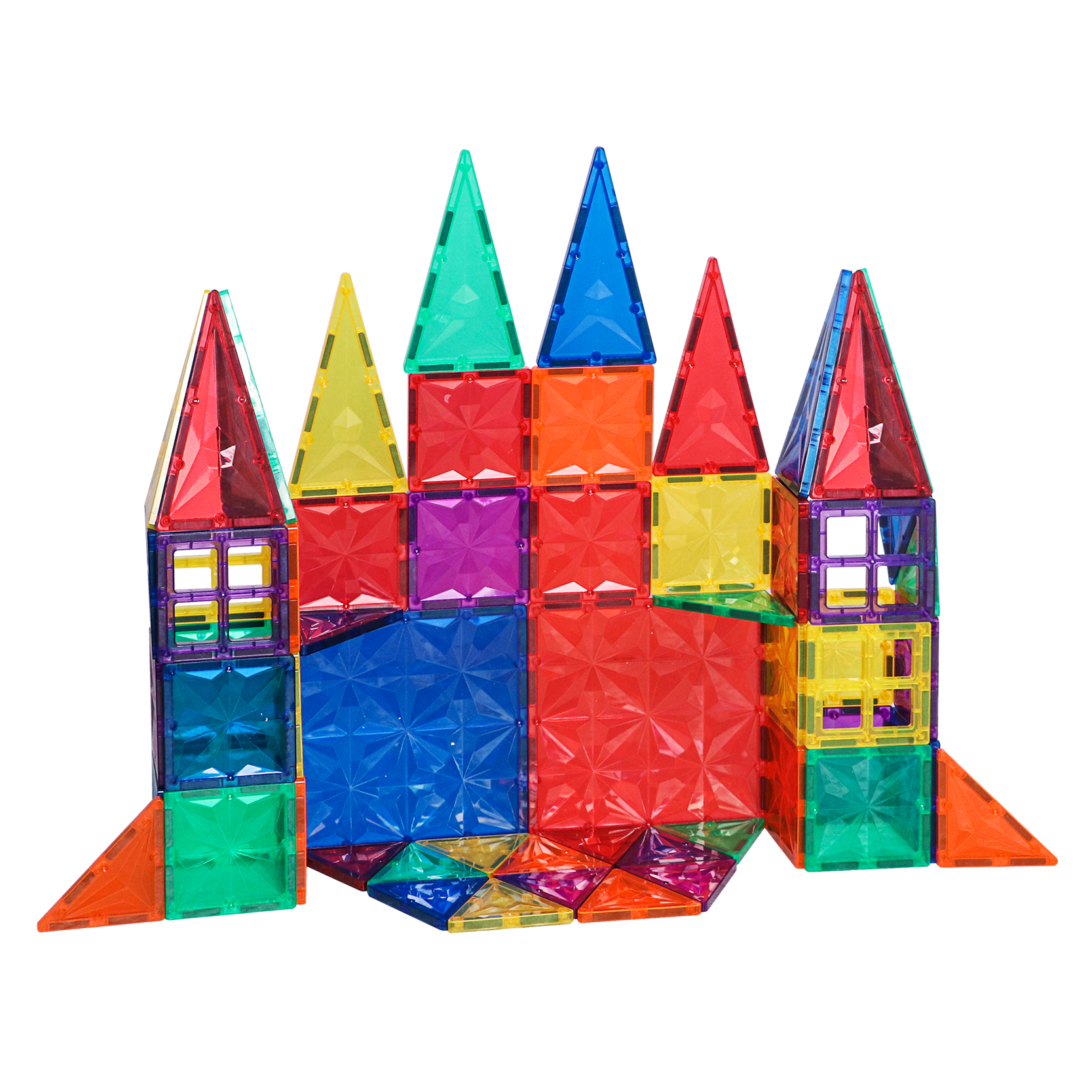 Zippi Magnetic Tiles - 60 Pieces - Tevo